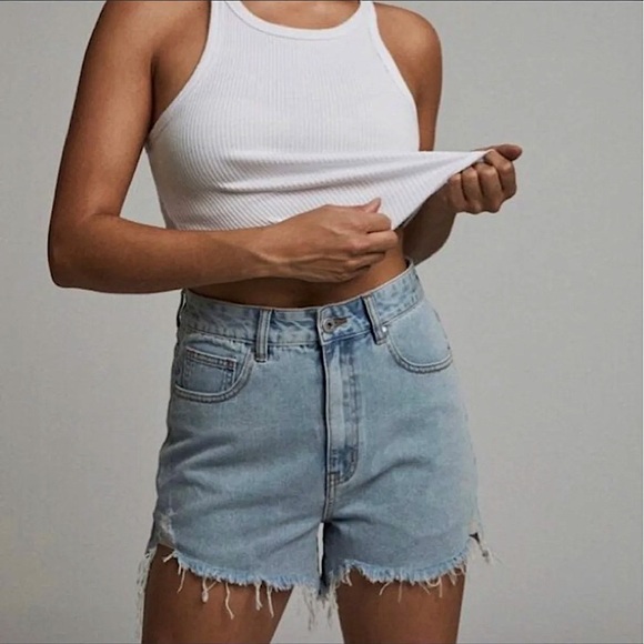 High rise ripped short - Picture 1 of 6